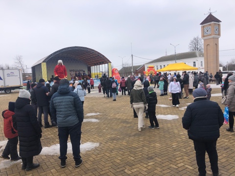 Масленичная неделя в Медынском районе закончилась народными гуляниями.